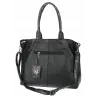 Torebka Damska Shopper duża pojemna A4 Listonoszka na Ramię MC375 Czarna