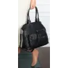Torebka Damska Shopper duża pojemna A4 Listonoszka na Ramię MC375 Czarna