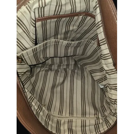 Torebka damska shopper A4 elegancka torba duża do pracy HJ1252 Bordowa