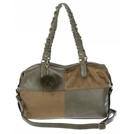 Torebka damska shopper A4 elegancka torba duża do pracy HJ1255 Zielona