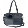 Torebka damska shopper A4 elegancka torba duża do pracy HJ1255 Granatowa