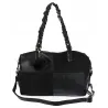 Torebka damska shopper A4 elegancka torba duża do pracy HJ1255 Czarna