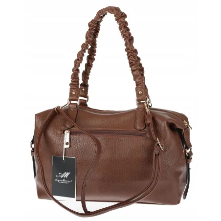 Torebka damska shopper A4 elegancka torba duża do pracy HJ1255 Brązowa