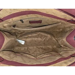 Torebka damska duża listonoszka pojemna modna torba kuferek BSY76865 Czarna