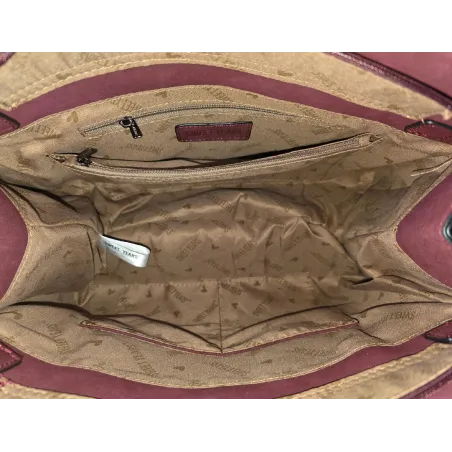 Torebka damska duża listonoszka pojemna modna torba kuferek BSY76865 Czarna