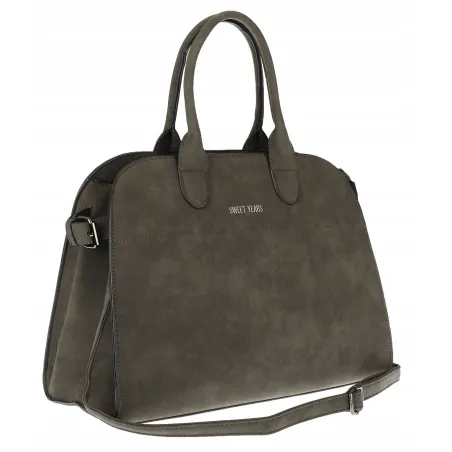 Torebka damska duża shopper pojemna modna torba kuferek BSY76865 Zielona