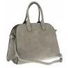 Torebka damska duża listonoszka pojemna modna torba kuferek BSY76865 Szara