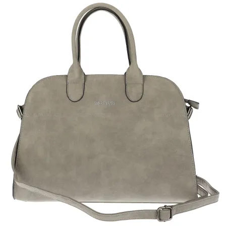 Torebka damska duża listonoszka pojemna modna torba kuferek BSY76865 Szara