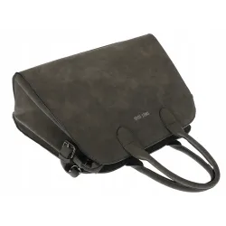 Torebka damska duża shopper pojemna modna torba kuferek BSY76865 Zielona