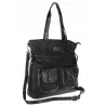 Torebka Damska Shopper duża pojemna Listonoszka na Ramię MC373 Czarna