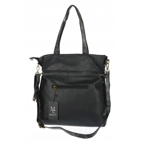 Torebka Damska Shopper duża pojemna Listonoszka na Ramię MC373 Czarna