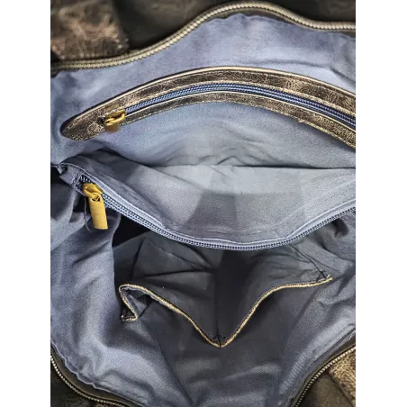 Torebka Damska Shopper duża pojemna Listonoszka na Ramię MC373 Czarna