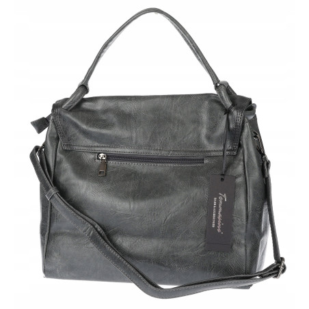 Torebka Damska listonoszka shopper duża pojemna klasyczna modna 3217 Szara