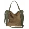 Torebka damska shopper A4 elegancka torba duża do pracy CC6631 Zielona
