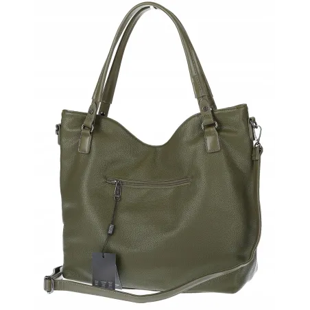Torebka damska shopper A4 elegancka torba duża do pracy CC6631 Zielona