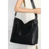 Torebka damska shopper A4 elegancka torba duża do pracy modna CC6631 Czarna