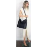 Torebka damska shopper A4 elegancka torba duża do pracy CC6631 Granatowa