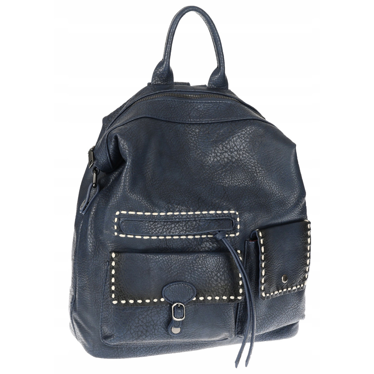 Torebka damska plecak pojemna shopper na ramię duża torba TB9259 Granatowa