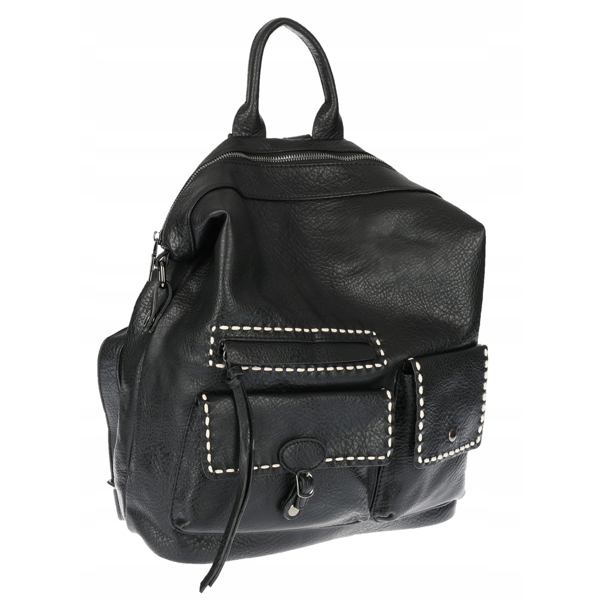 Torebka damska plecak damski pojemna shopper modna duża torba TB9259 Czarna