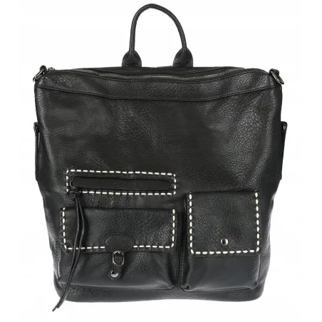 Torebka damska plecak damski pojemna shopper modna duża torba TB9259 Czarna