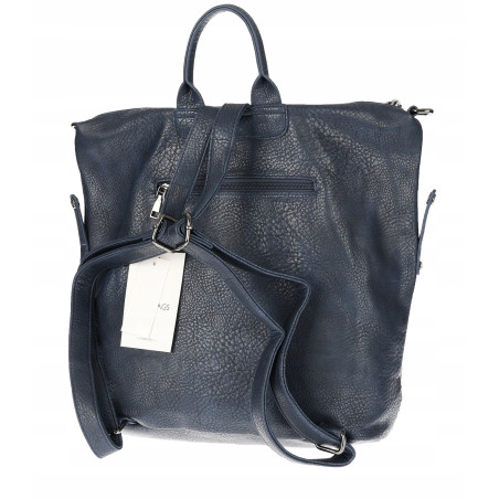 Plecak torebka damska pojemna shopper na ramię duża torba TB9259 Granatowa