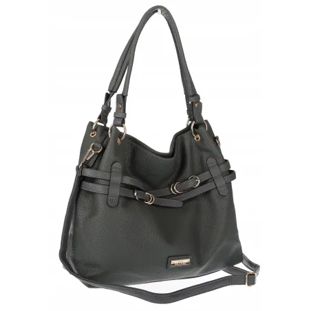 Torebka Damska Shopperka Worek Pojemna A4 Modna na Ramię Torba CH9911 Szara