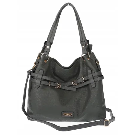 Torebka Damska Shopperka Worek Pojemna A4 Modna na Ramię Torba CH9911 Szara