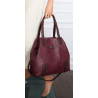 Torebka damska shopper A4 elegancka torba duża do pracy CH6687 Bordowa