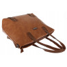 Torebka damska shopper A4 elegancka torba duża do pracy CH6687 Brązowa
