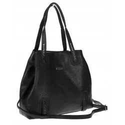 Torebka damska shopper A4 elegancka torba duża do pracy CH6687 Czarna