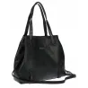 Torebka damska shopper A4 elegancka torba duża do pracy CH6687 Czarna