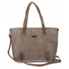 Torebka damska shopper A4 elegancka torba duża na ramię CH6687 Brązowa