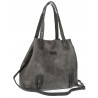 Torebka damska shopper A4 elegancka torba duża do pracy CH6687 Szara