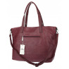 Torebka damska shopper A4 elegancka torba duża do pracy CH6687 Bordowa