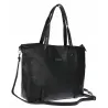 Torebka damska shopper A4 elegancka torba duża do pracy CH6687 Czarna