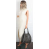 Torebka damska shopper A4 elegancka torba duża do pracy CH6687 Szara