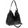 Torebka Damska Worek duża włoska marka CHARRO A4 pojemna CH6688 Czarna