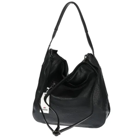 Torebka Damska Worek duża włoska marka CHARRO A4 pojemna CH6688 Czarna