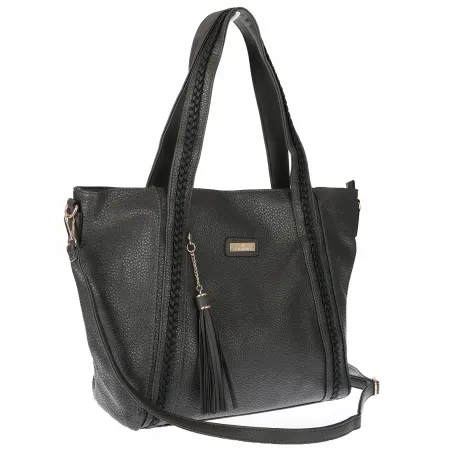 Torebka damska shopper A4 elegancka torba duża na ramię CH778 Szara