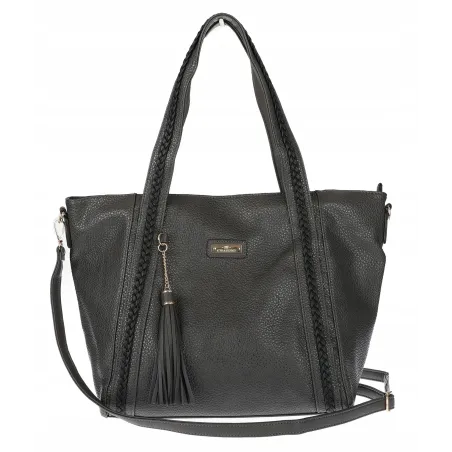 Torebka damska shopper A4 elegancka torba duża na ramię CH778 Szara