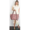 Torebka damska shopper A4 elegancka torba duża na ramię CH778 Różowa