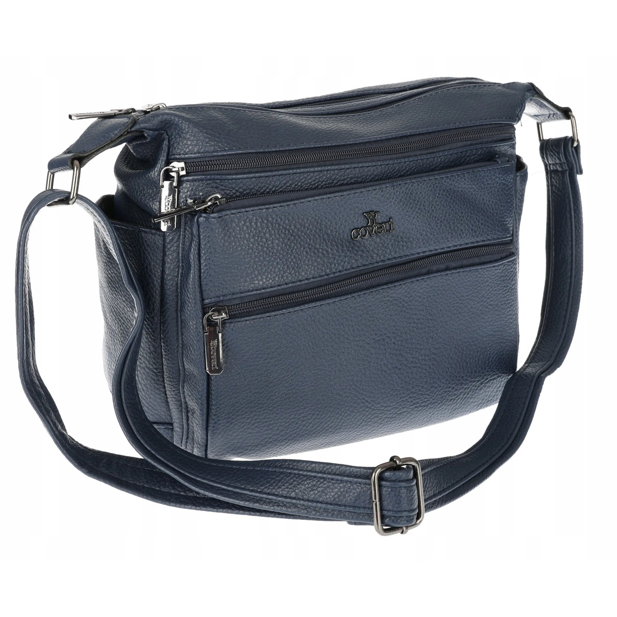 Torebka Damska Listonoszka Modna Pojemna Torba na Ramię CJYUA7416 Granatowa