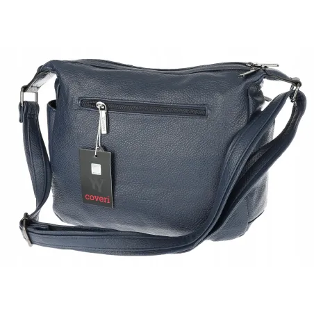 Torebka Damska Listonoszka Modna Pojemna Torba na Ramię CJYUA7416 Granatowa