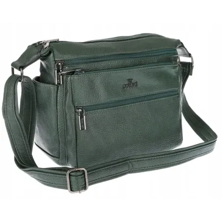 Torebka Damska Listonoszka Modna Pojemna Torba na Ramię CJYUA7416 Zielona