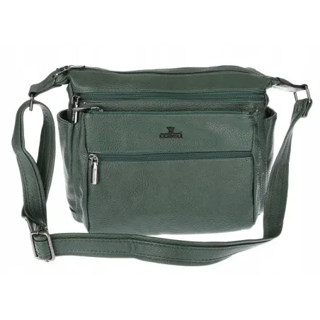 Torebka Damska Listonoszka Modna Pojemna Torba na Ramię CJYUA7416 Zielona