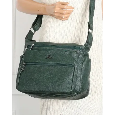 Torebka Damska Listonoszka Modna Pojemna Torba na Ramię CJYUA7416 Zielona