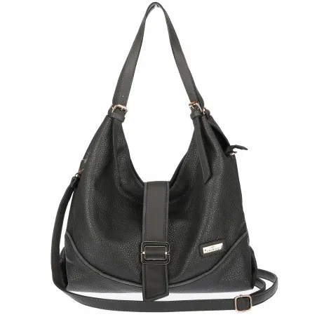 Torebka Damska listonoszka worek torba na ramię duża pojemna CH7712 Szara