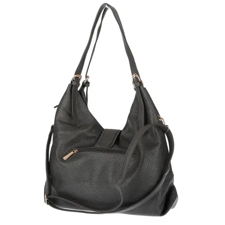 Torebka Damska listonoszka worek torba na ramię duża pojemna CH7712 Szara