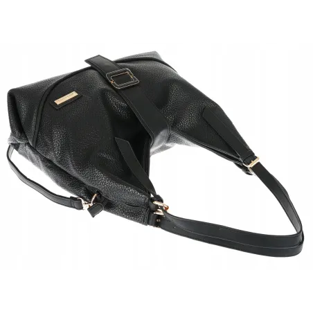 Torebka Damska listonoszka worek torba na ramię duża pojemna CH7712 Czarna