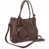 Torebka Damska Shopperka Pojemna A4 Modna Torba kuferek CH3327 Czekoladowa
